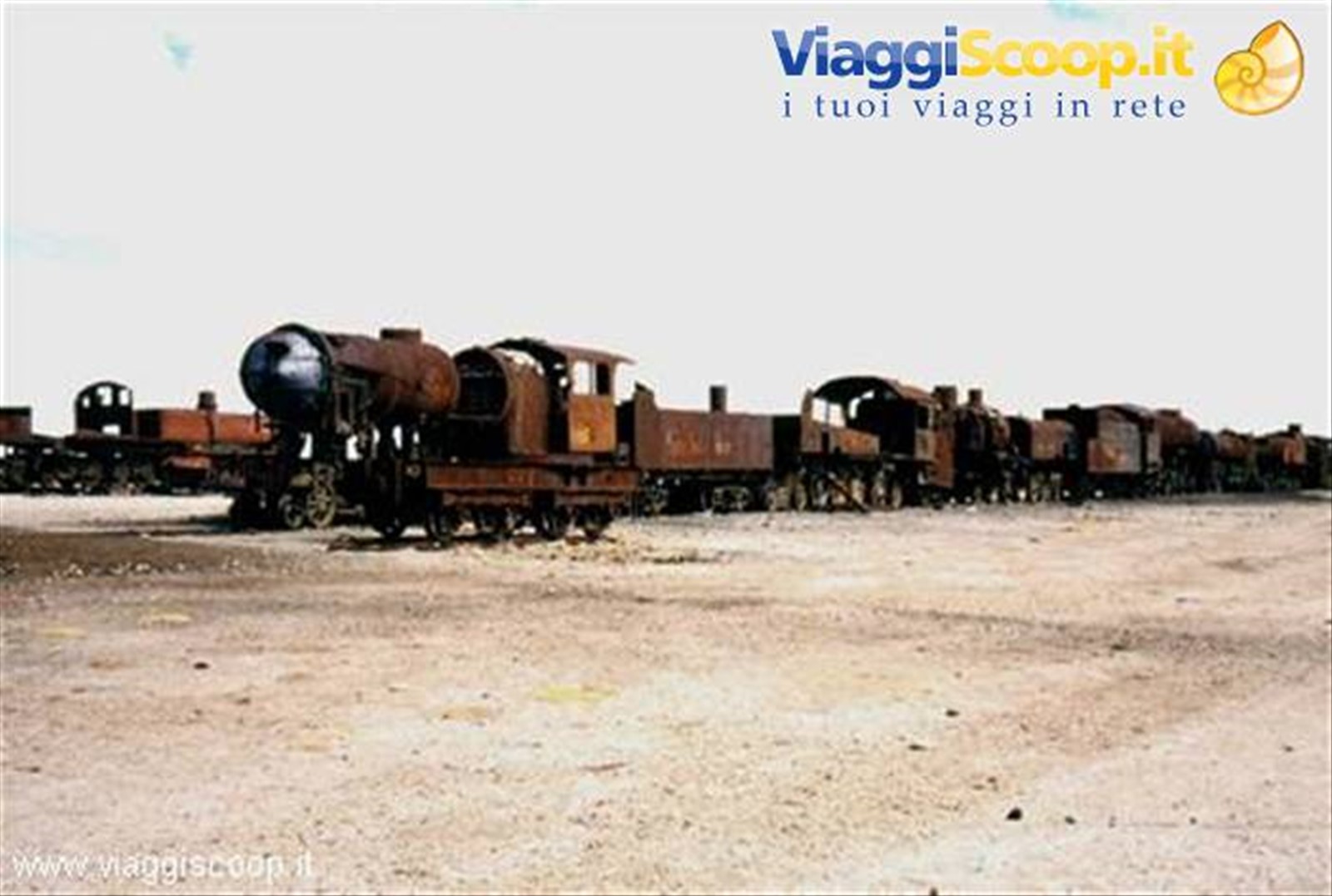 Cimitero dei treni a Uyuni