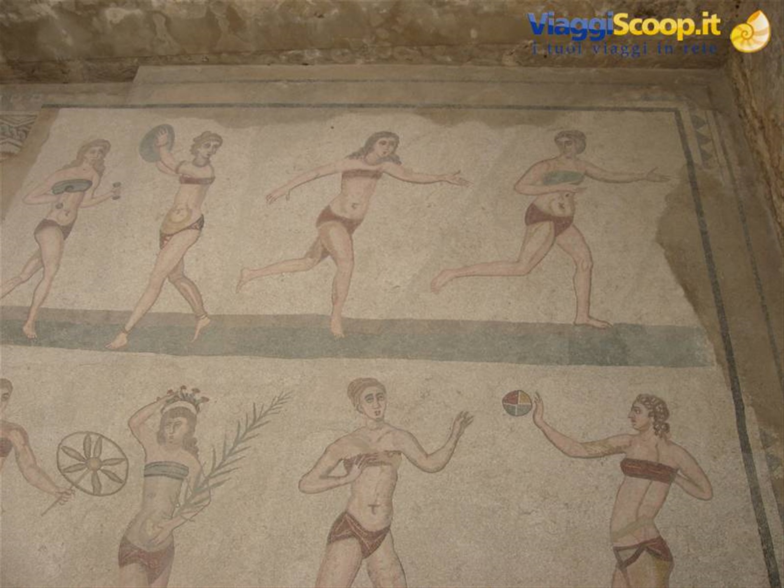 la villa del Casale : la scoperta del bikini !