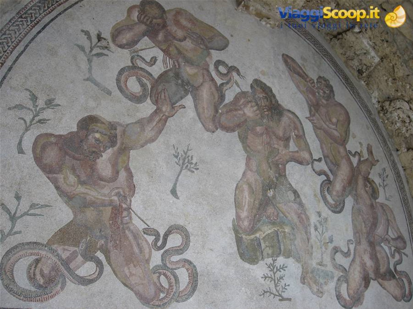 la villa del Casale : mosaico