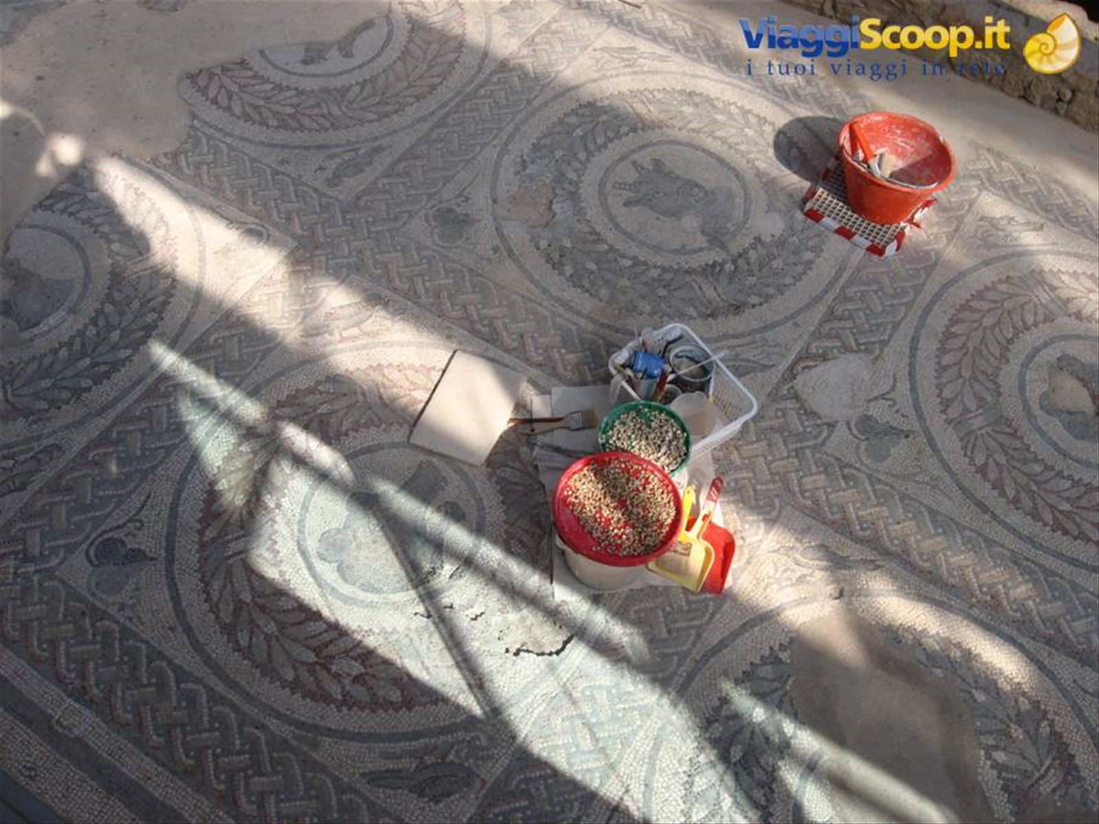 la villa del Casale : strumenti di restauro