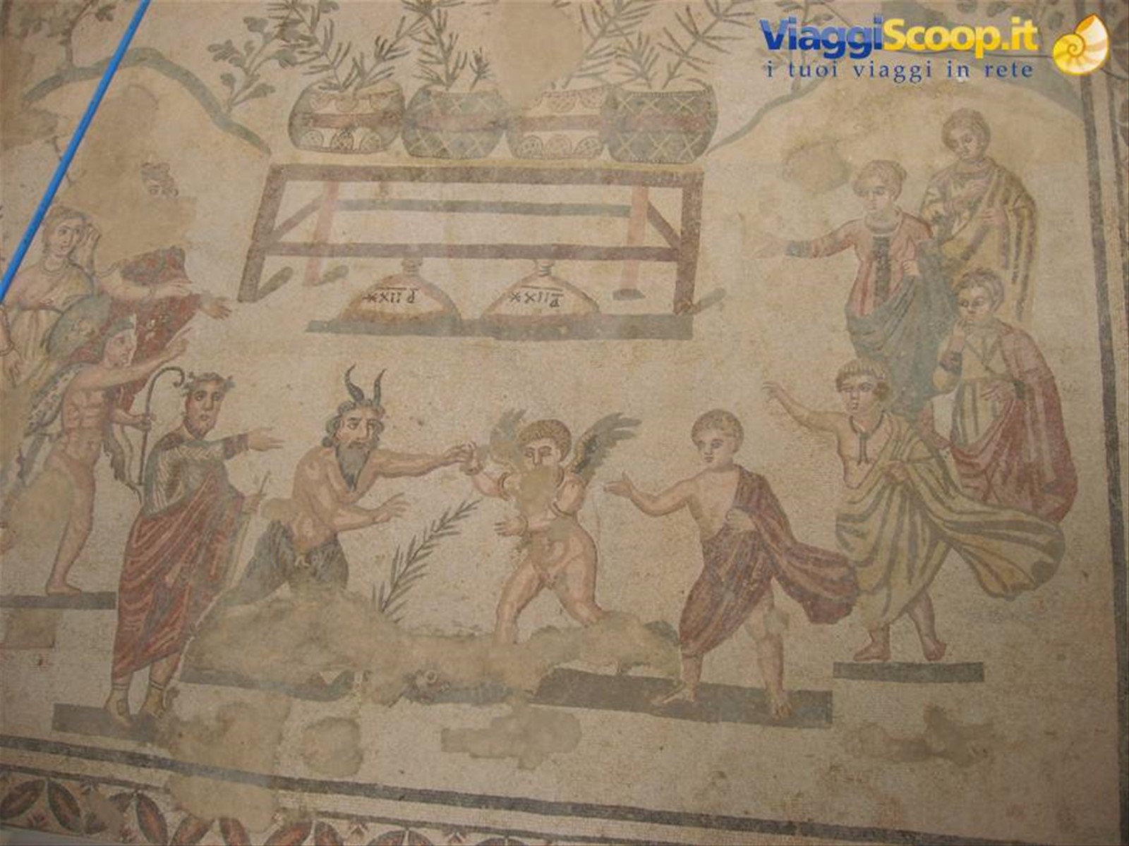 la villa del Casale : mosaico