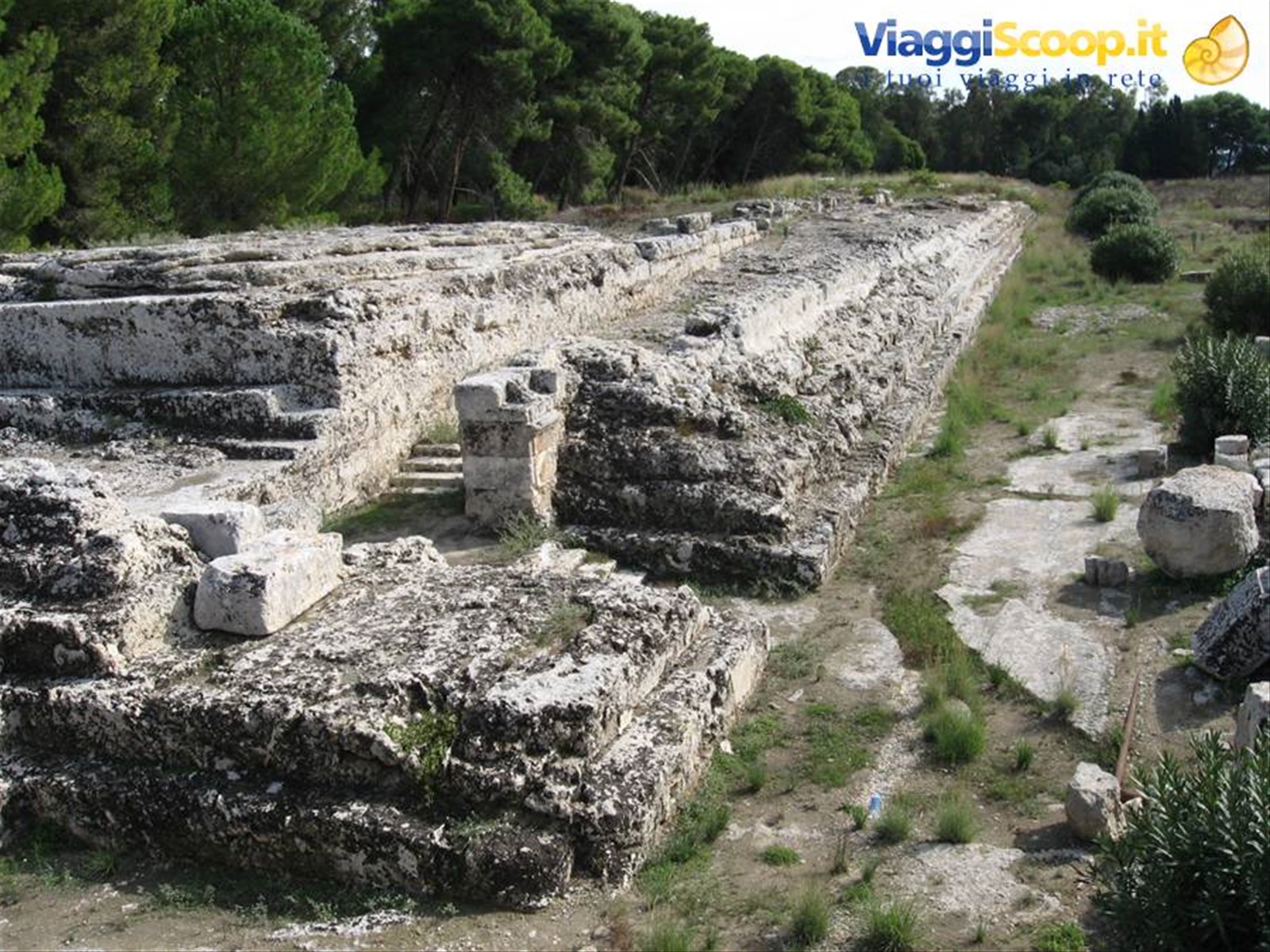 Siracusa : area della Neapolis, L'ara di Ierone II