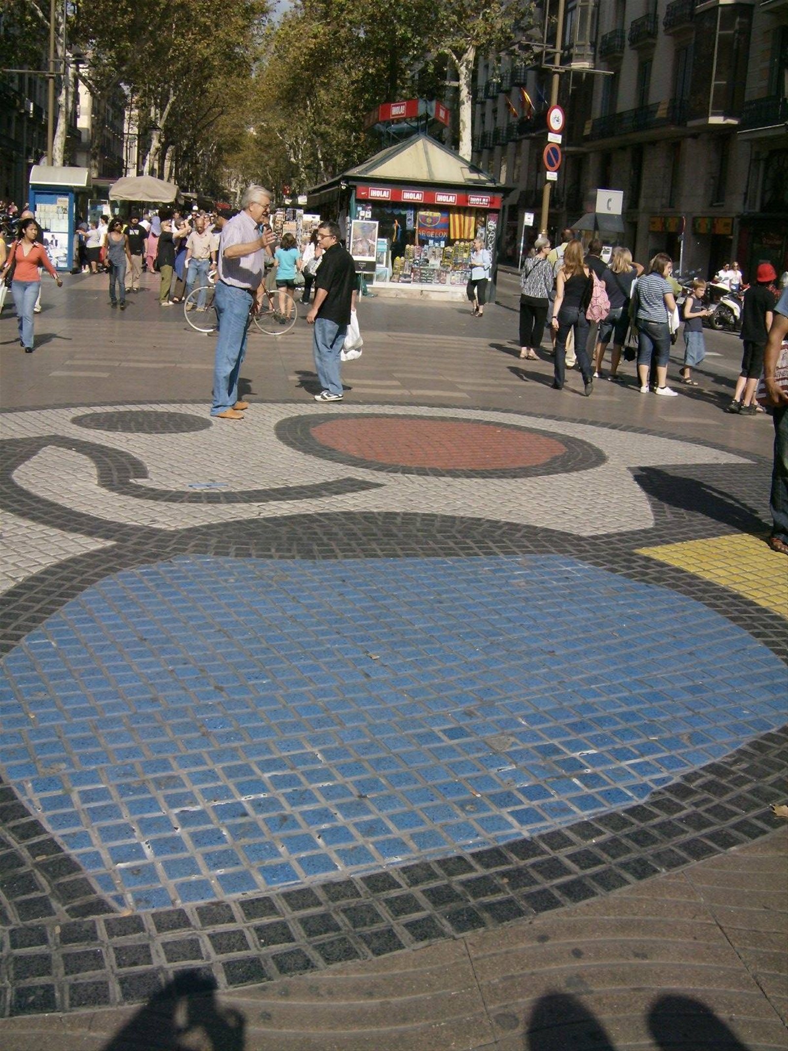 Mirò sulla Rambla