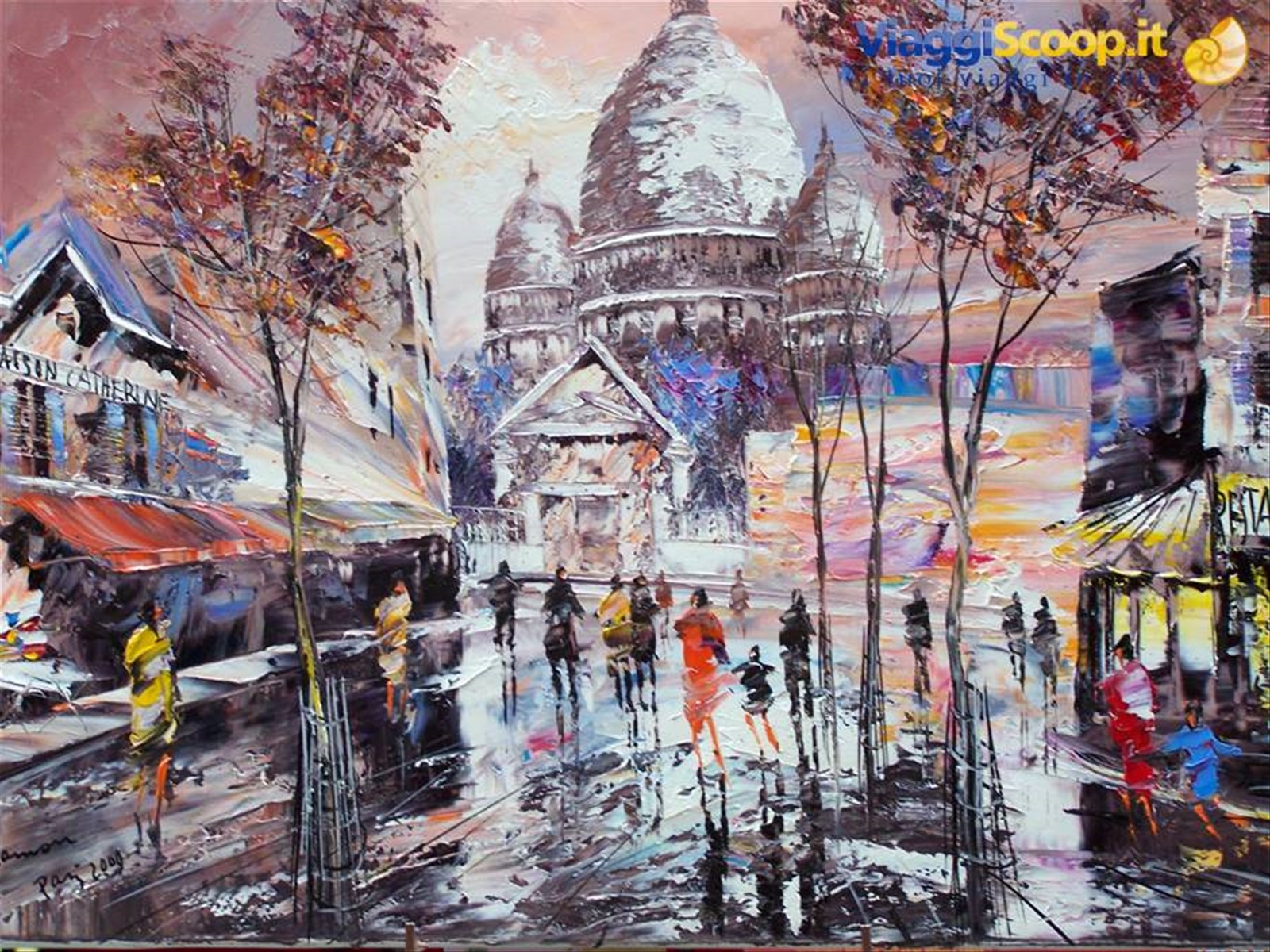Paris pastel from montmartre