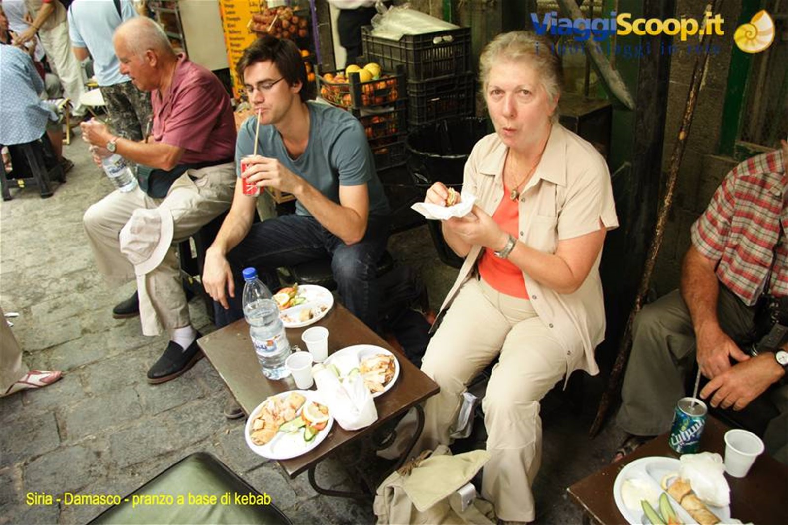 Siria - Damasco - pranzo a base di kebab