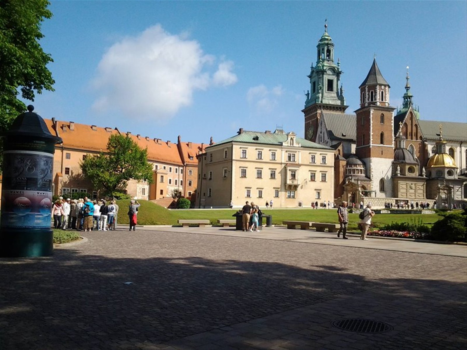 Wavel Krakow cortile