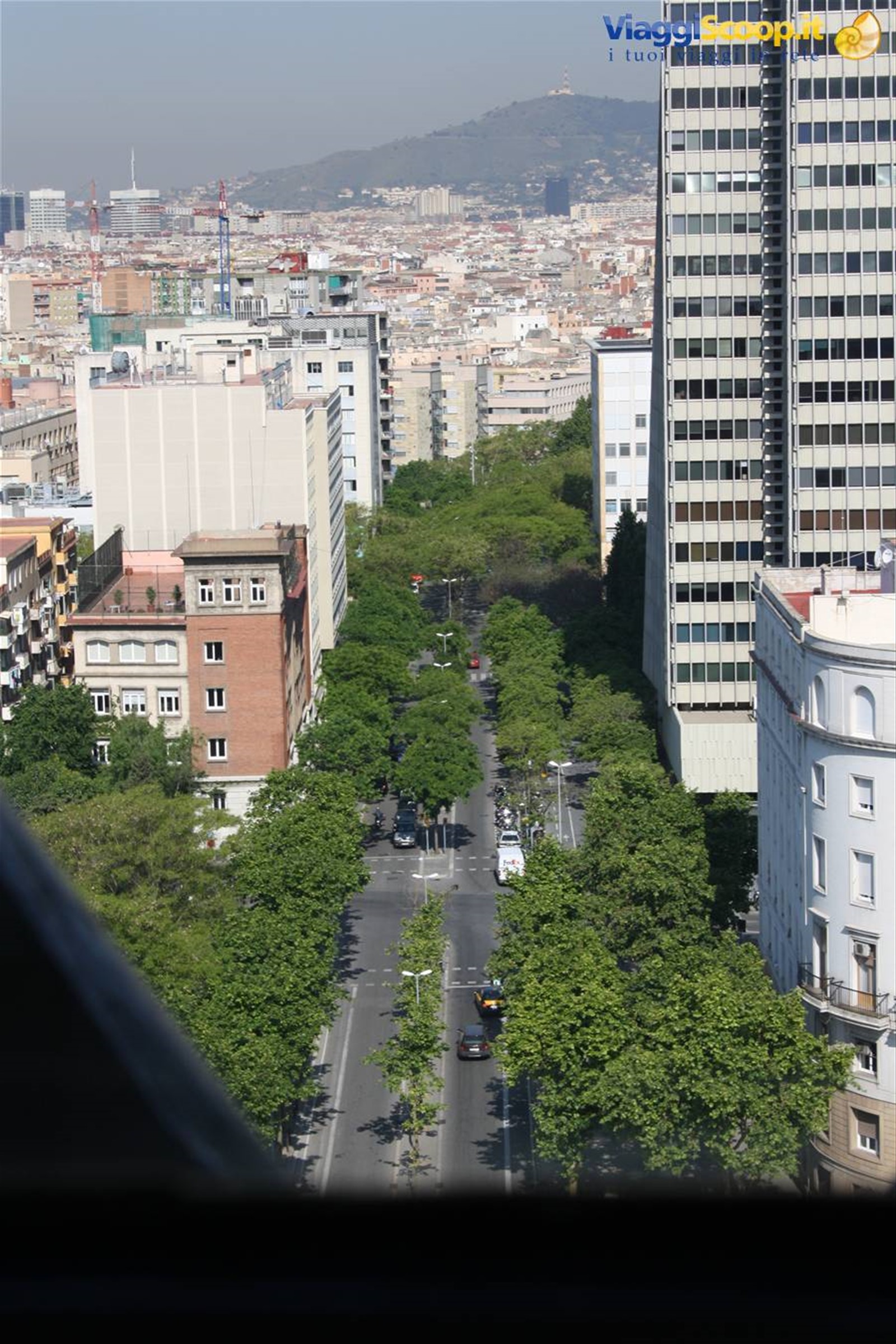 Las Ramblas dal Mirador de Colom