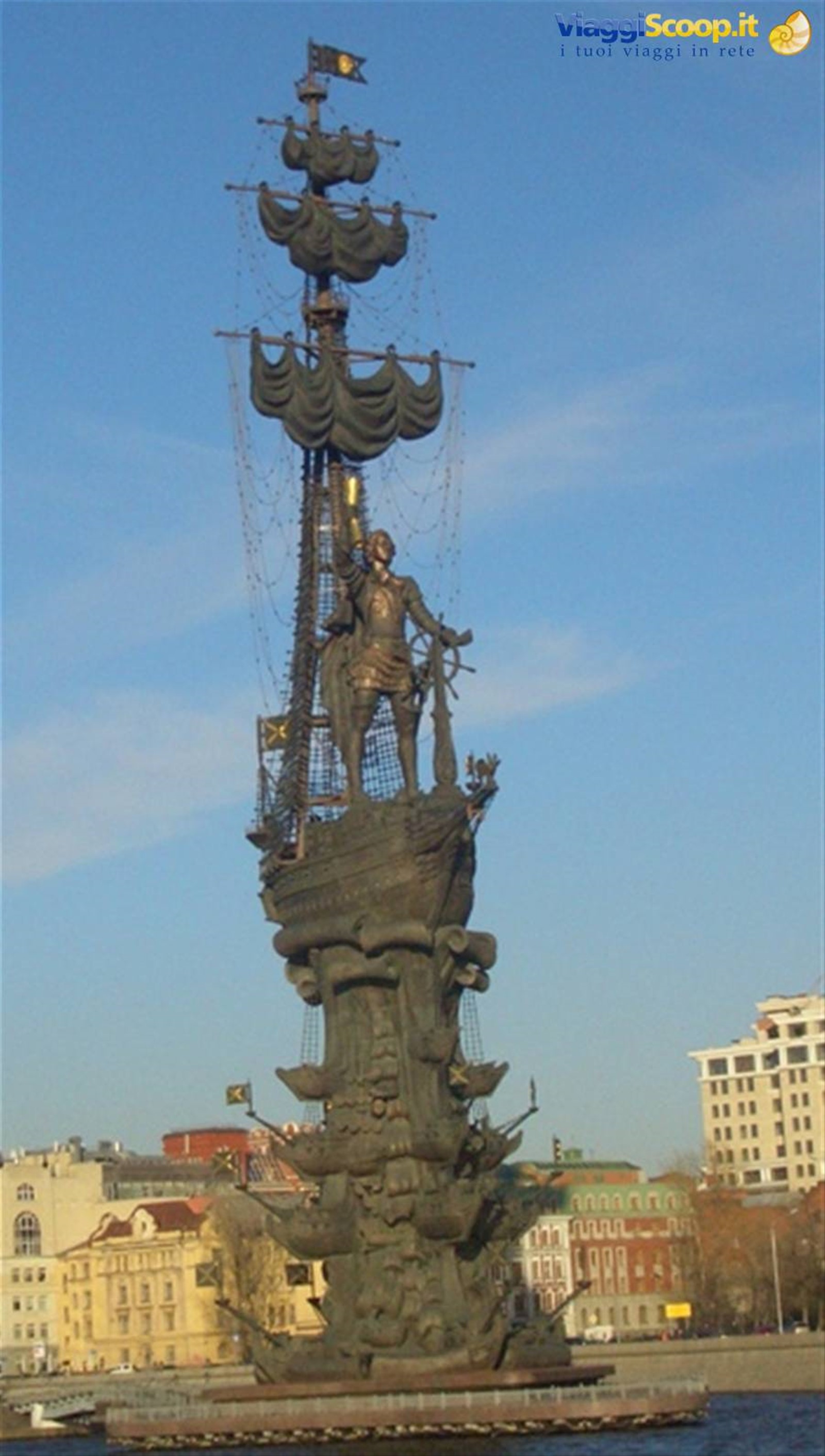 Peter The Great....Statua sul Moskva River