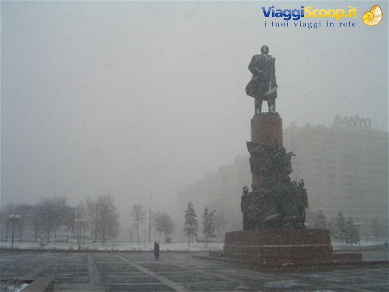 Lenin Square....che nevicata!!!