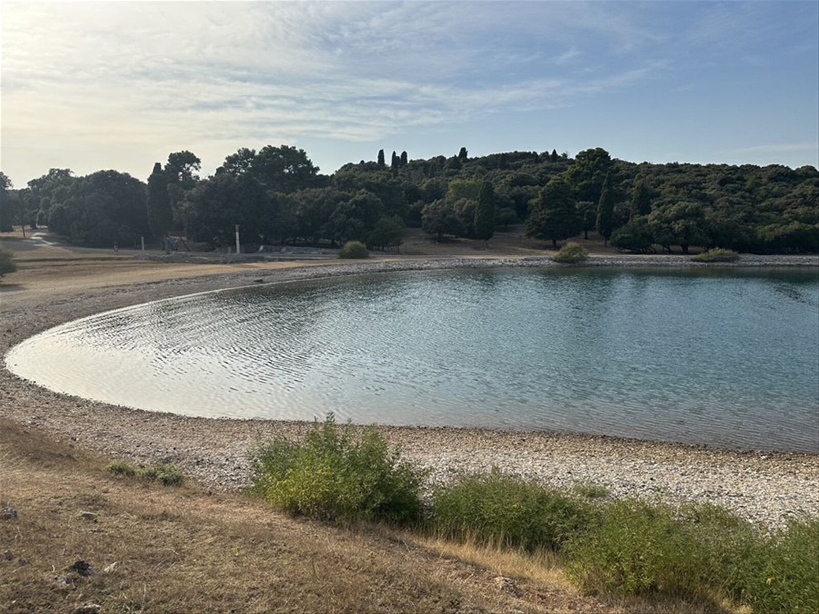 Una baia tranquilla nel parco del Brijuni, che meraviglia silenziosa.