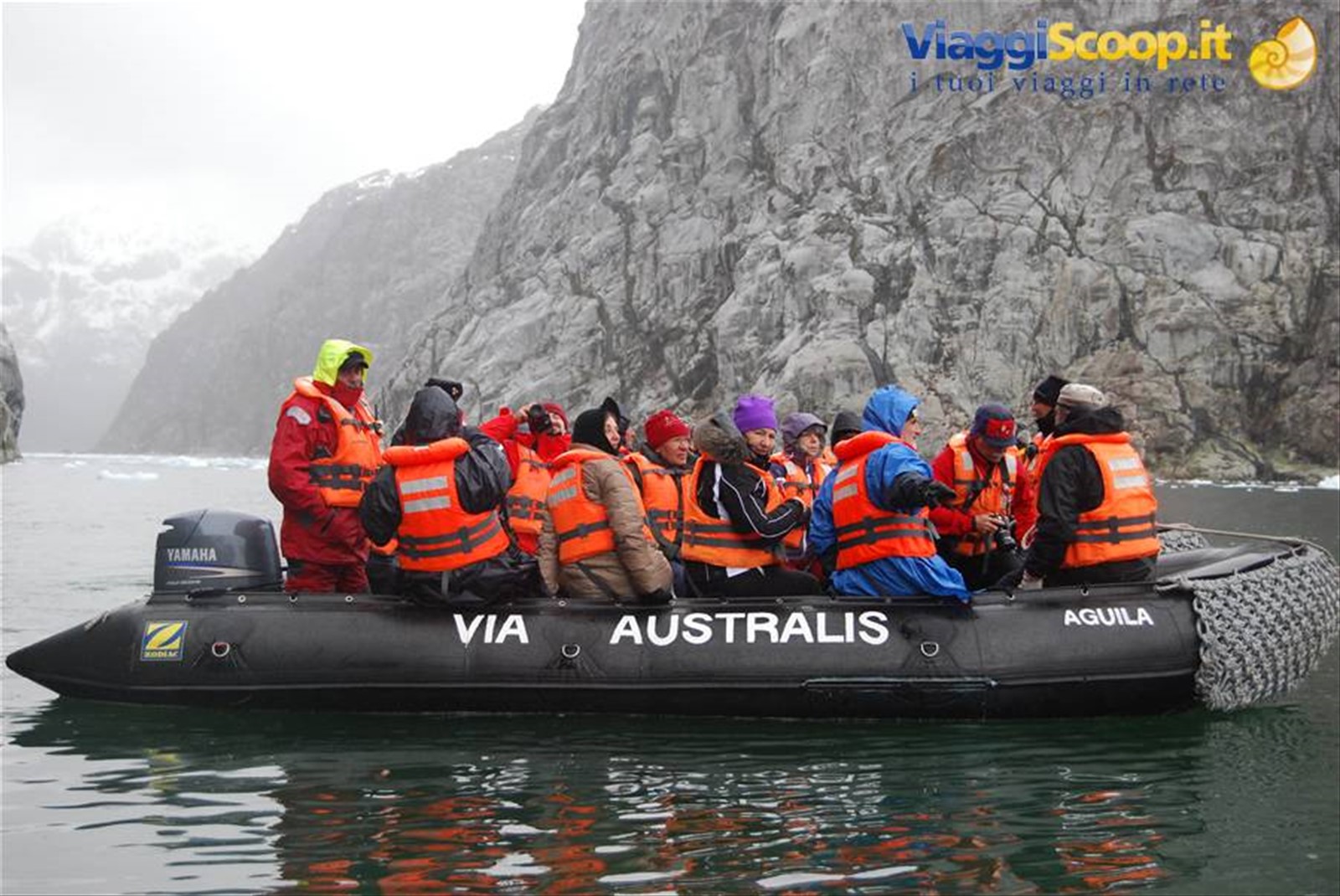 Verso ghiacciaio Piloto - Gommone