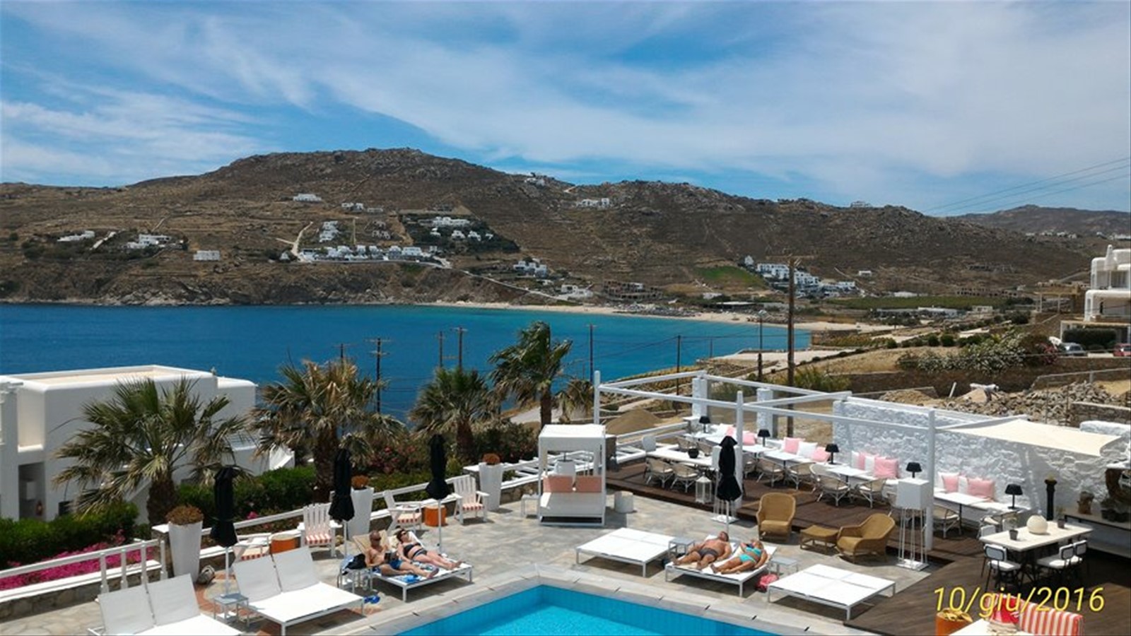 Kalo livadi dall'hotel