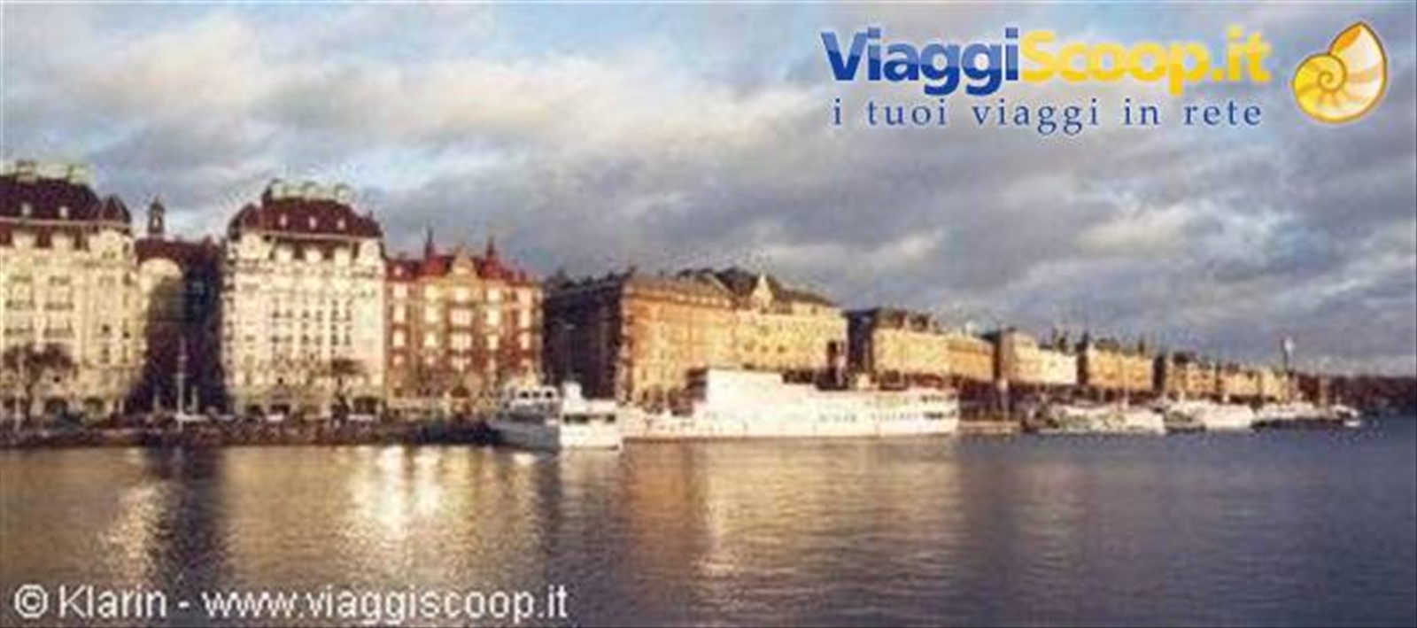 Strandvagen con una luce molto particolare...