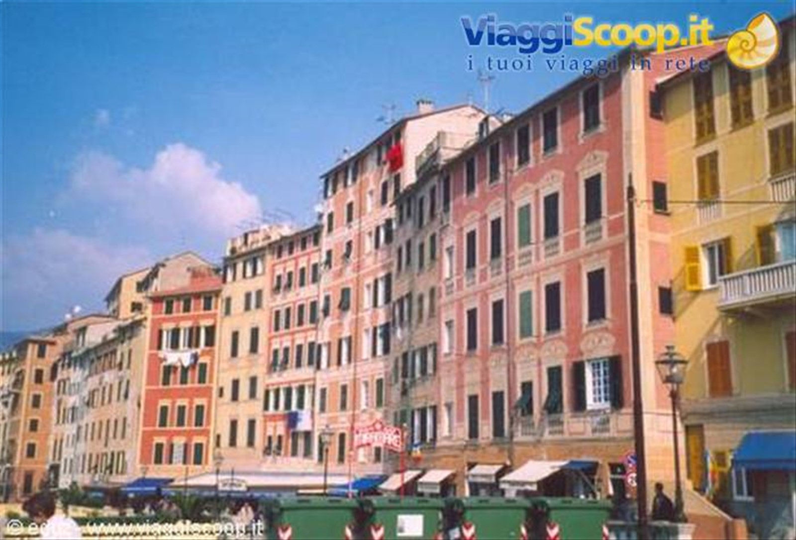 Camogli - Le tipiche case colorate