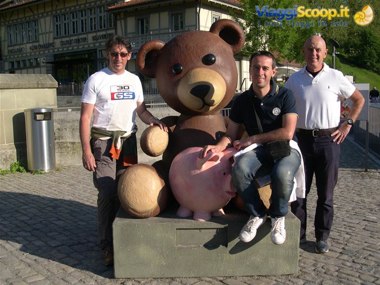 DA SX, ROBERTO, L'ORSO DI BERNA, CLAUDIO E LUCIANO
