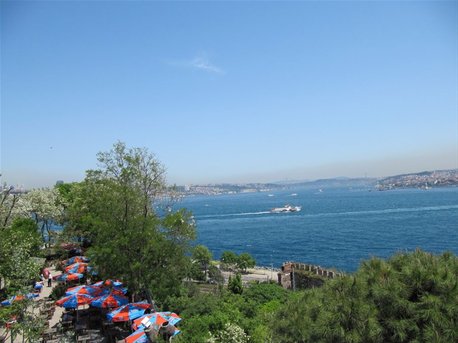 Vista dal ristorante del Topkapi