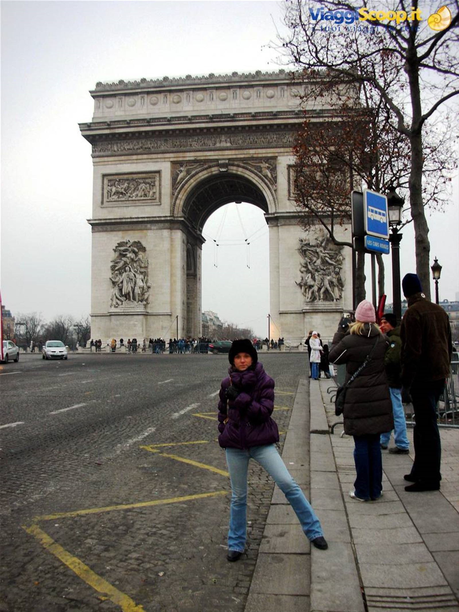 io & l'arco di trionfo