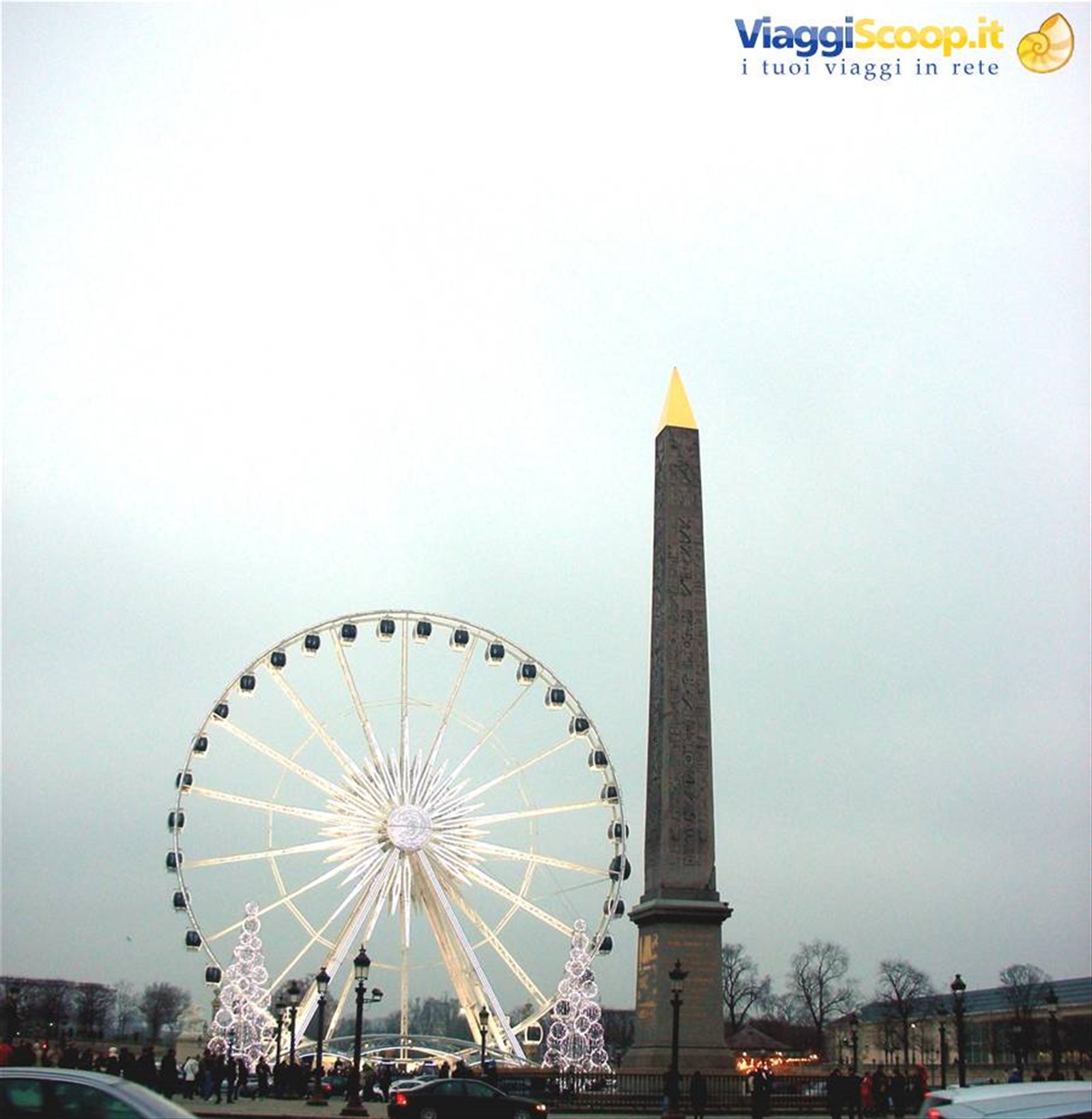 Place de la Concorde: ruota panoramica ed obelisco