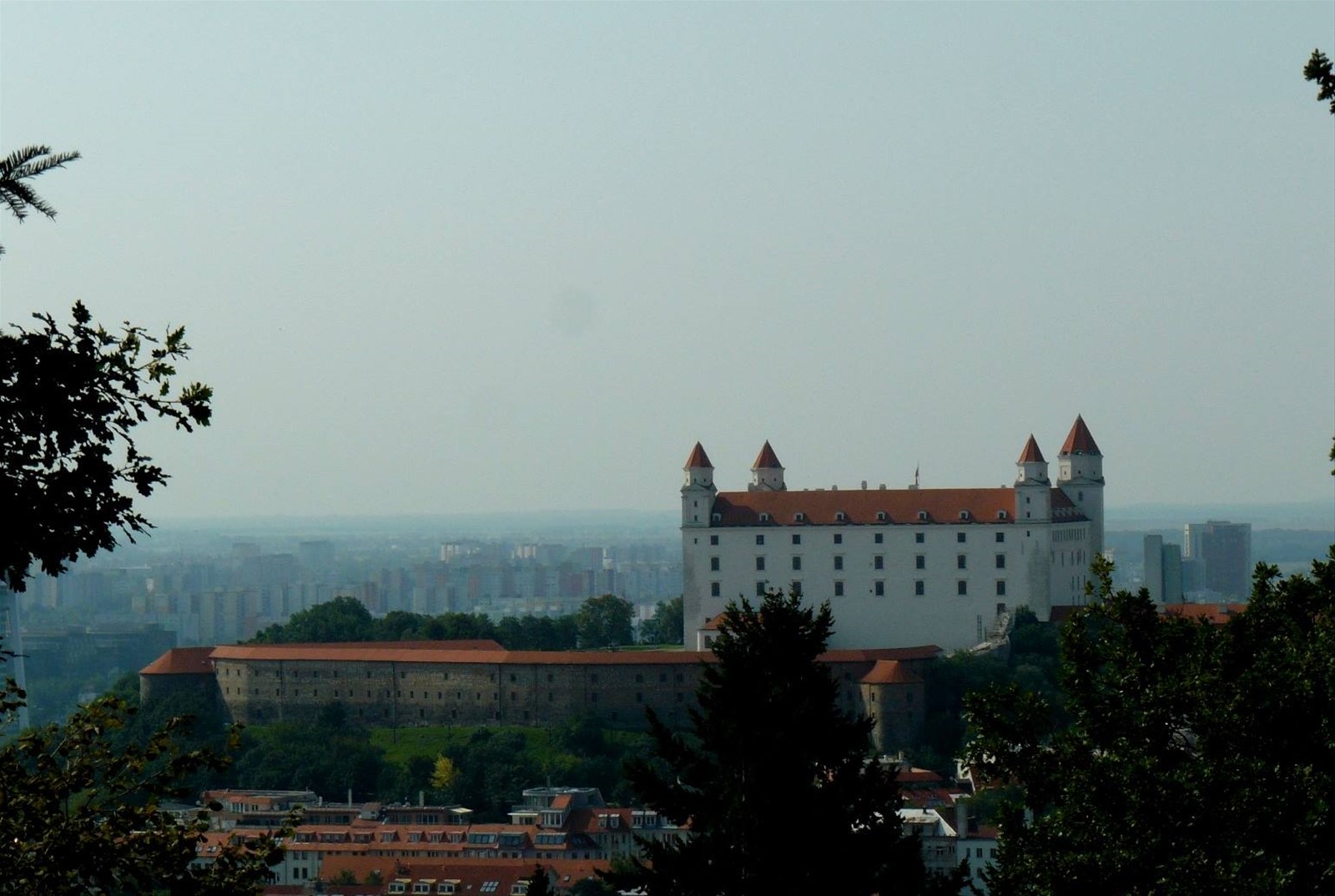 Bratislava-Panorama sul Castello