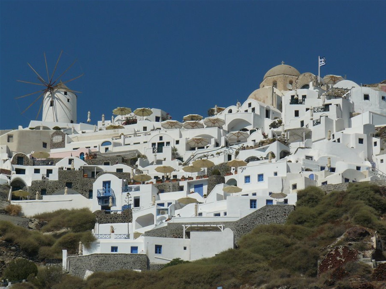 Oia vista dalla Caldera
