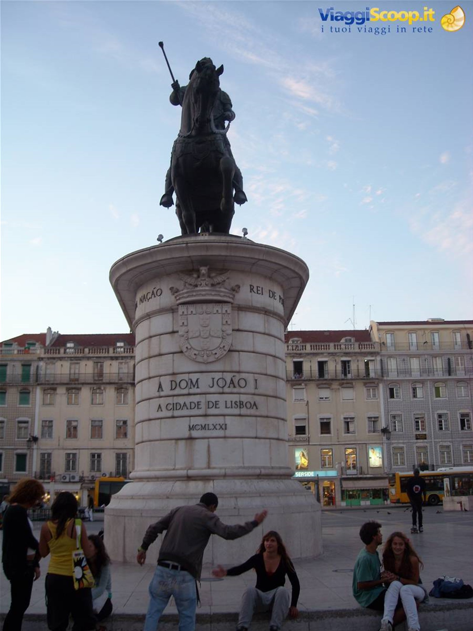statua equestre di Dom Joào Das Regres-Lisbona
