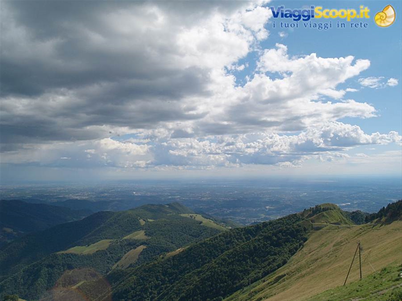 Panorama verso la PIanura Padana