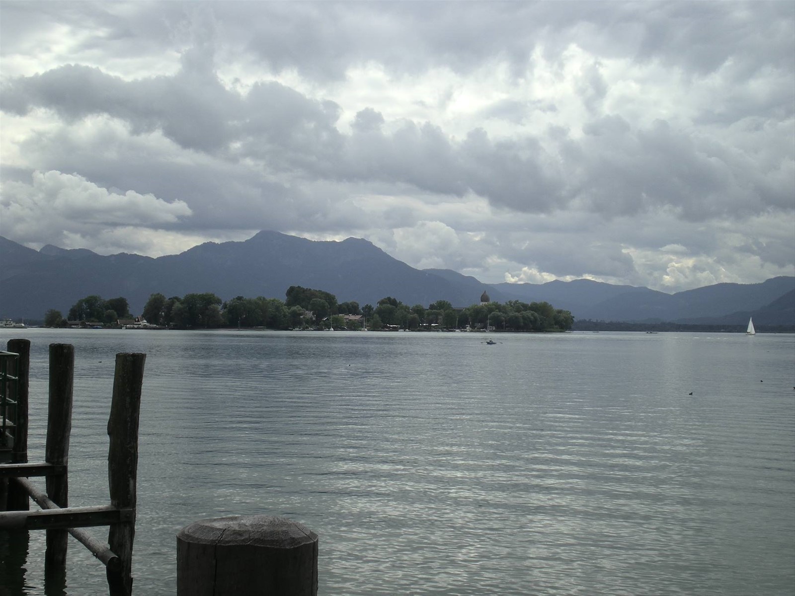 la Fraueninsel, nel lago Chiemsee