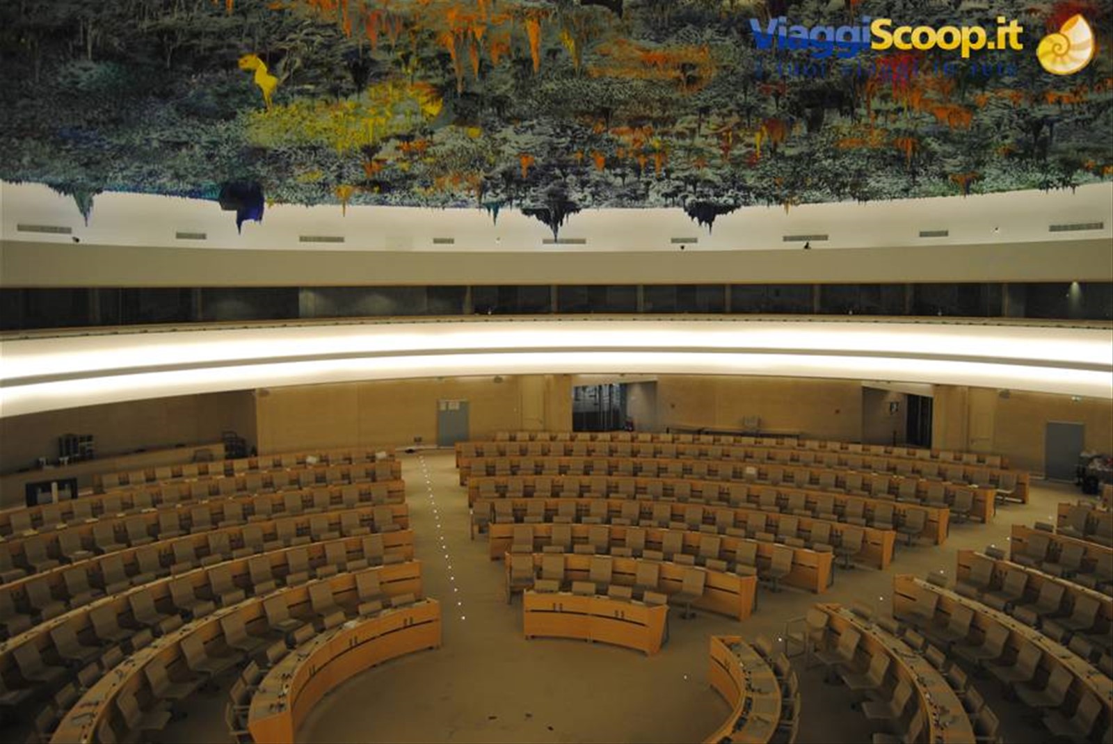 L'interno del palazzo dell'ONU