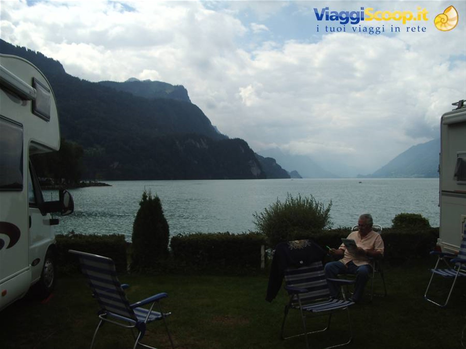 Brienz, camping sul lago