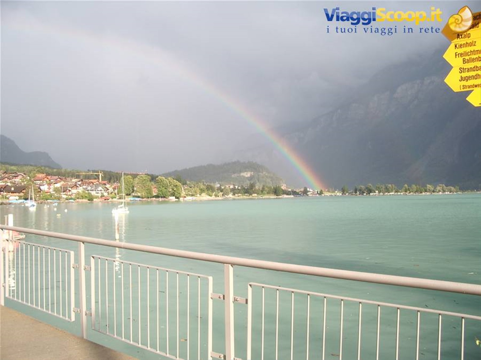 Brienz, arcobaleno