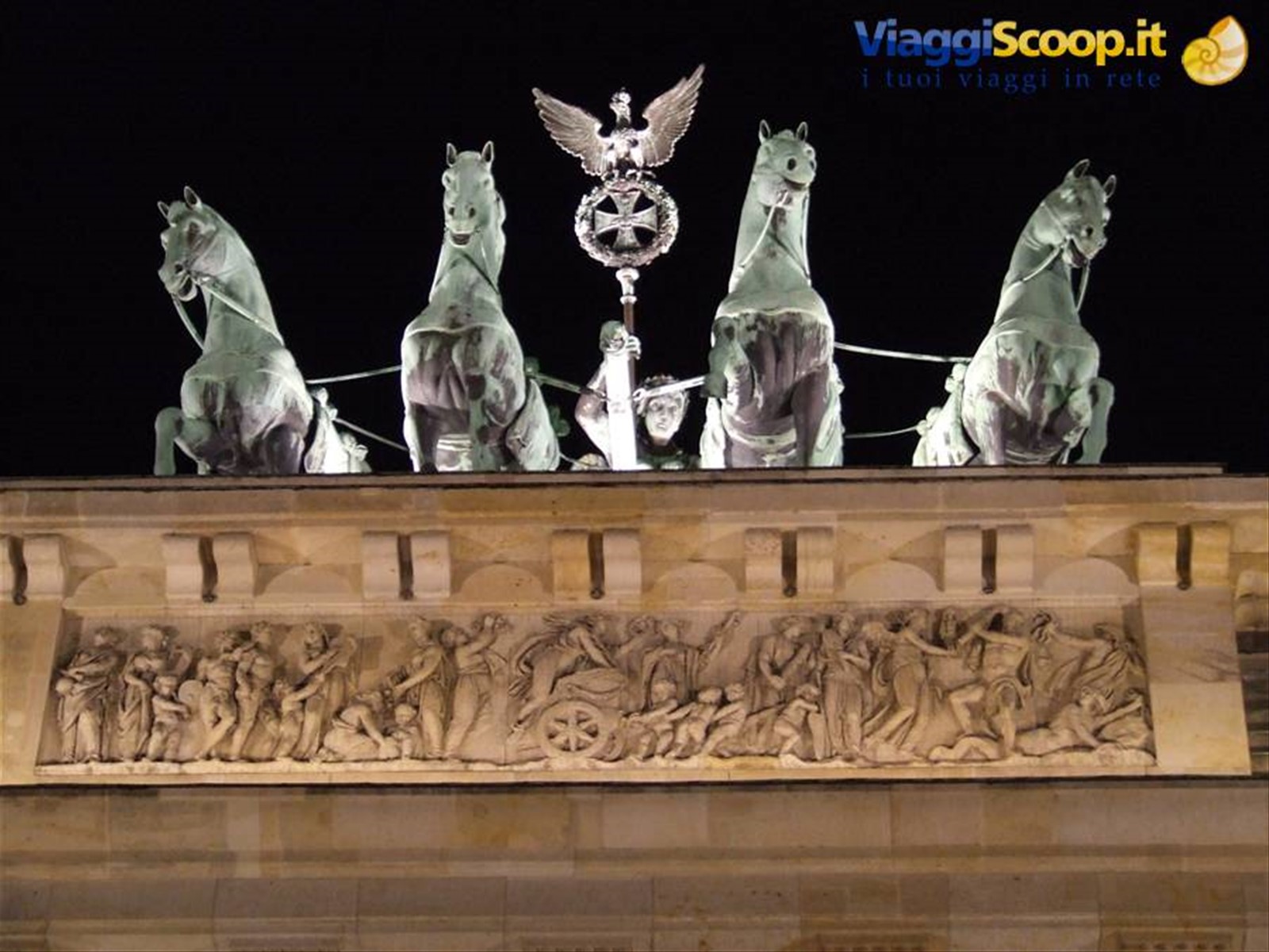 BERLINO - Porta di Brandeburgo : particolare