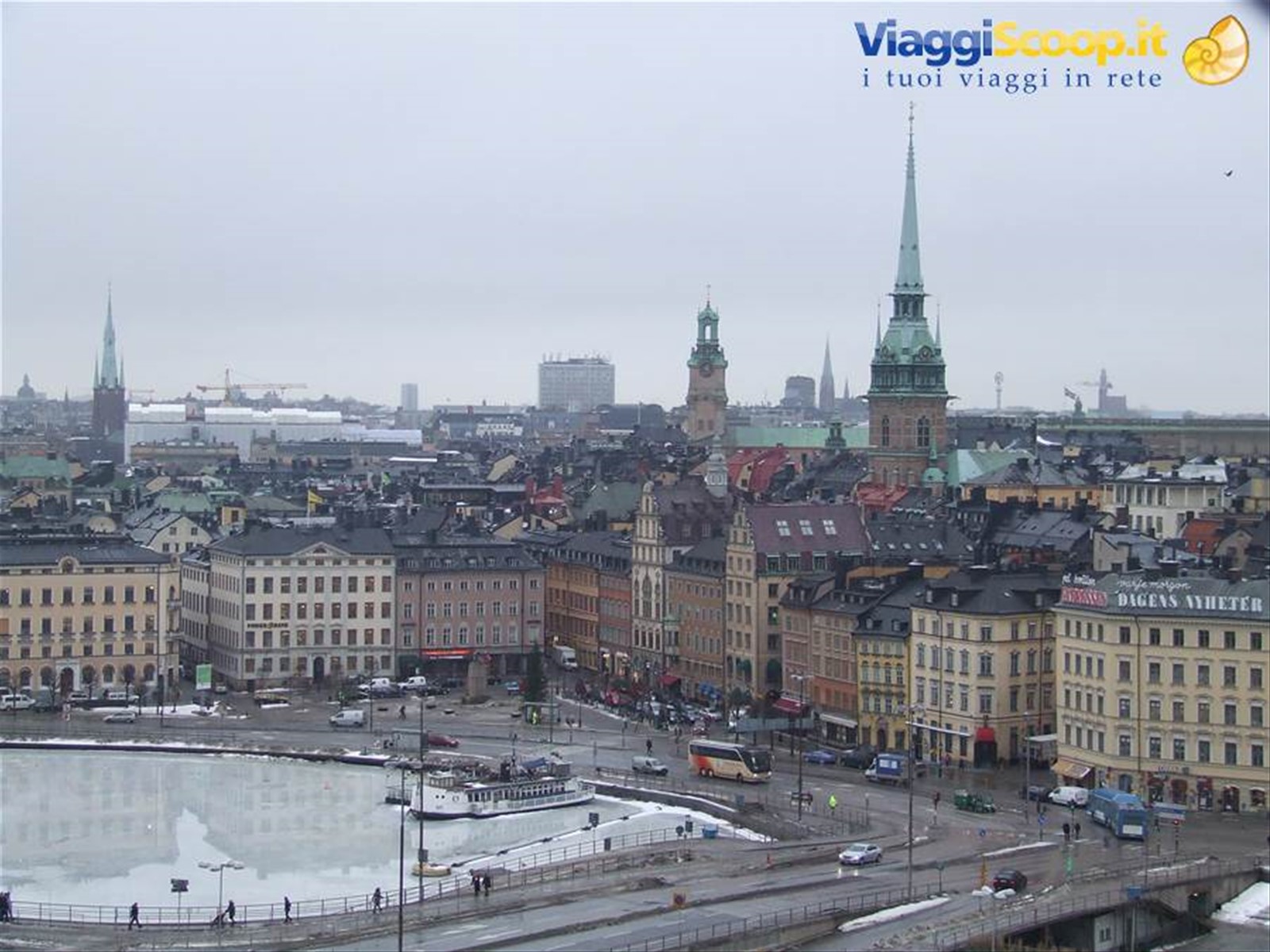 STOCCOLMA- Gamla Stan dall'ascensore Katarina