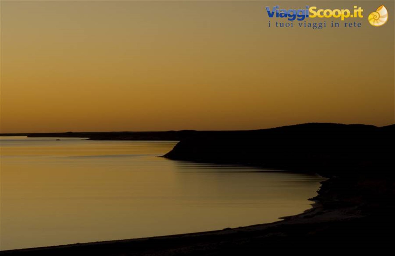Tramonto a Shark bay