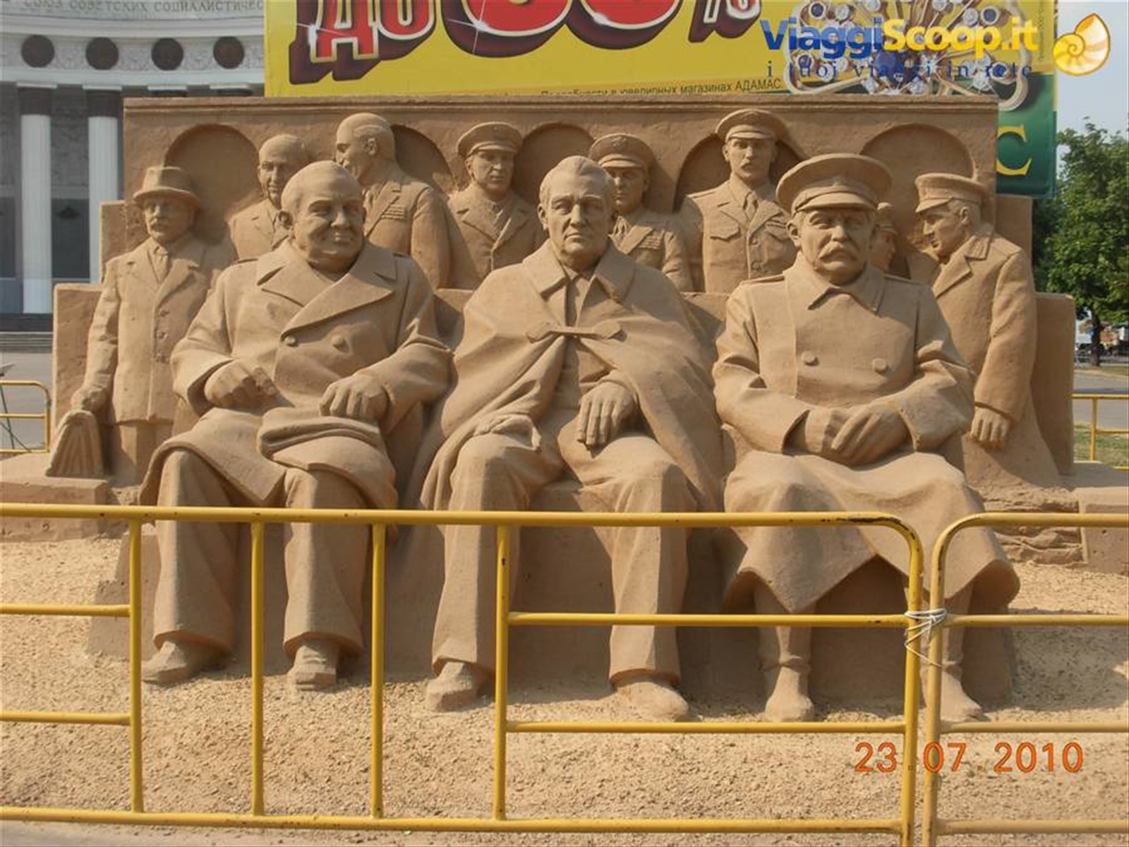 Mosca - All-Russian Exhibition Center, statue di sabbia