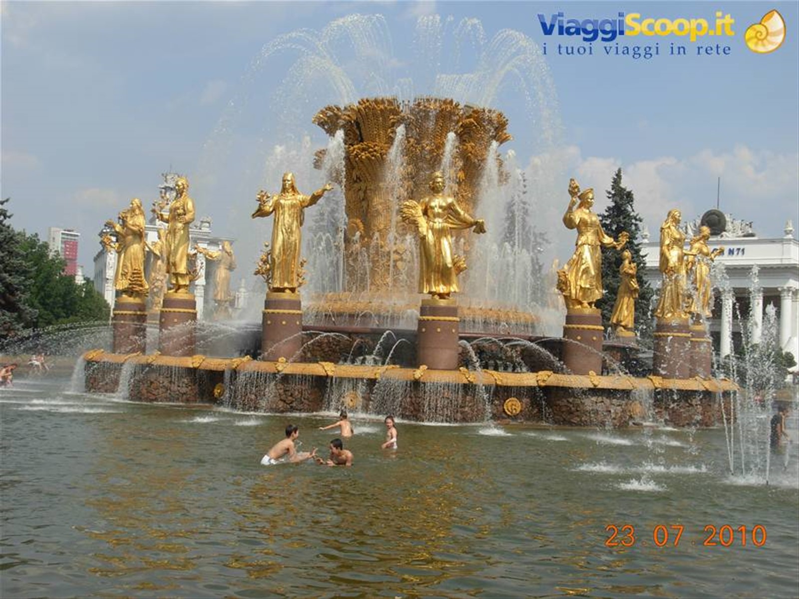 Mosca - All-Russian Exhibition Center, fontana dell'amicizia delle nazioni