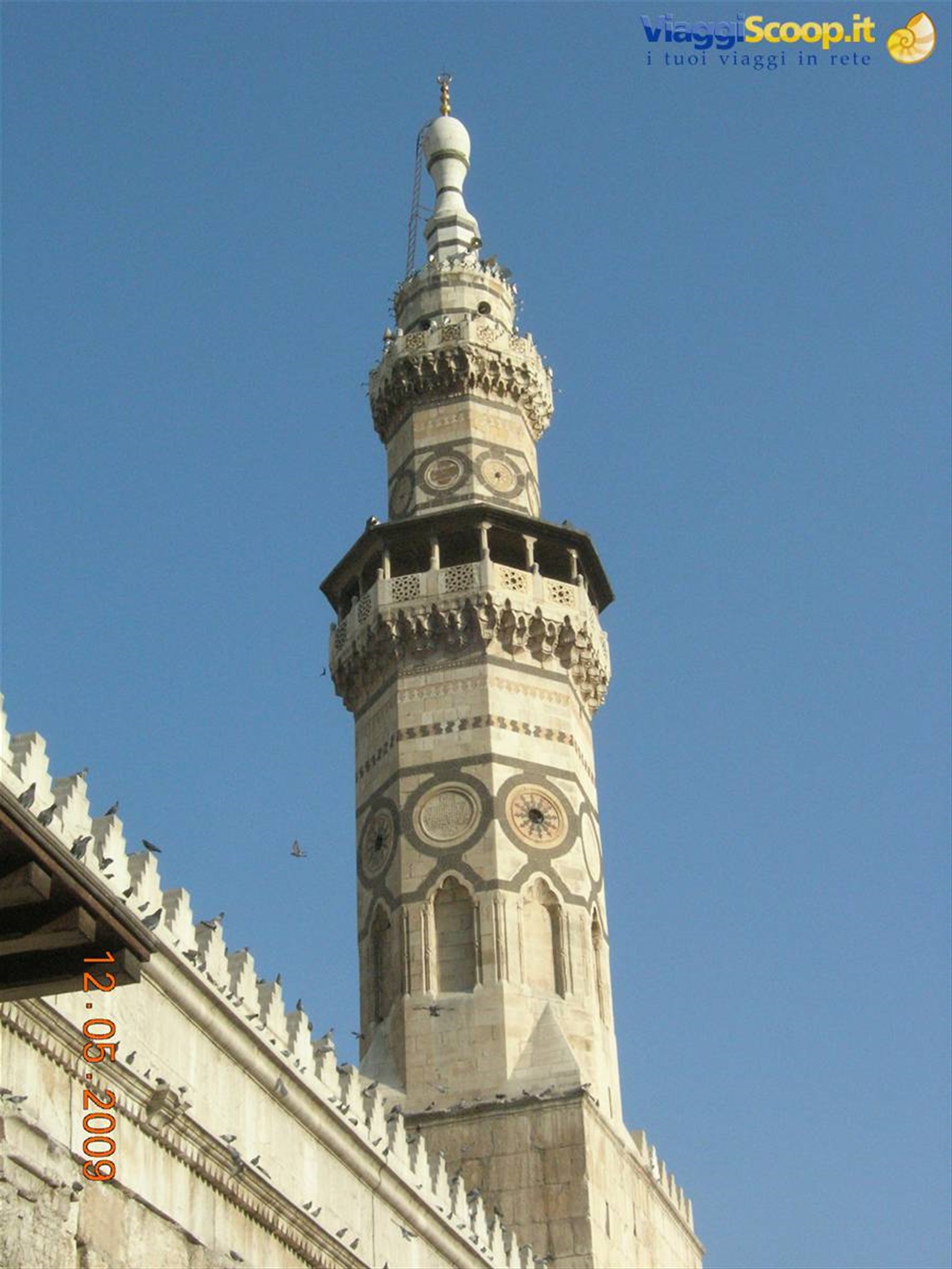 Damasco - moschea Omayidi minareto