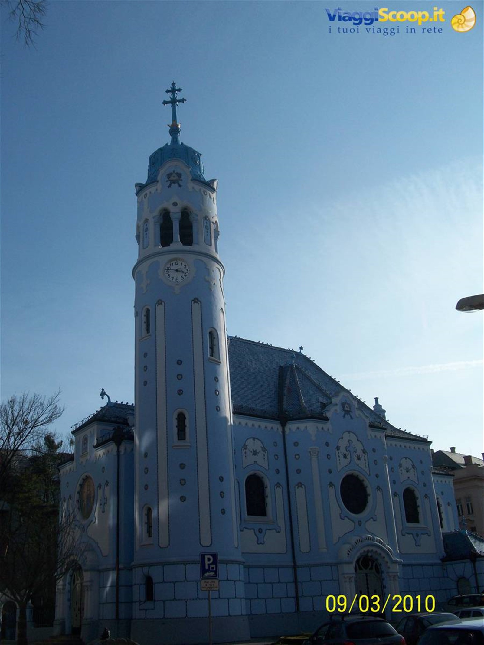 Bratislava - chiesa blu