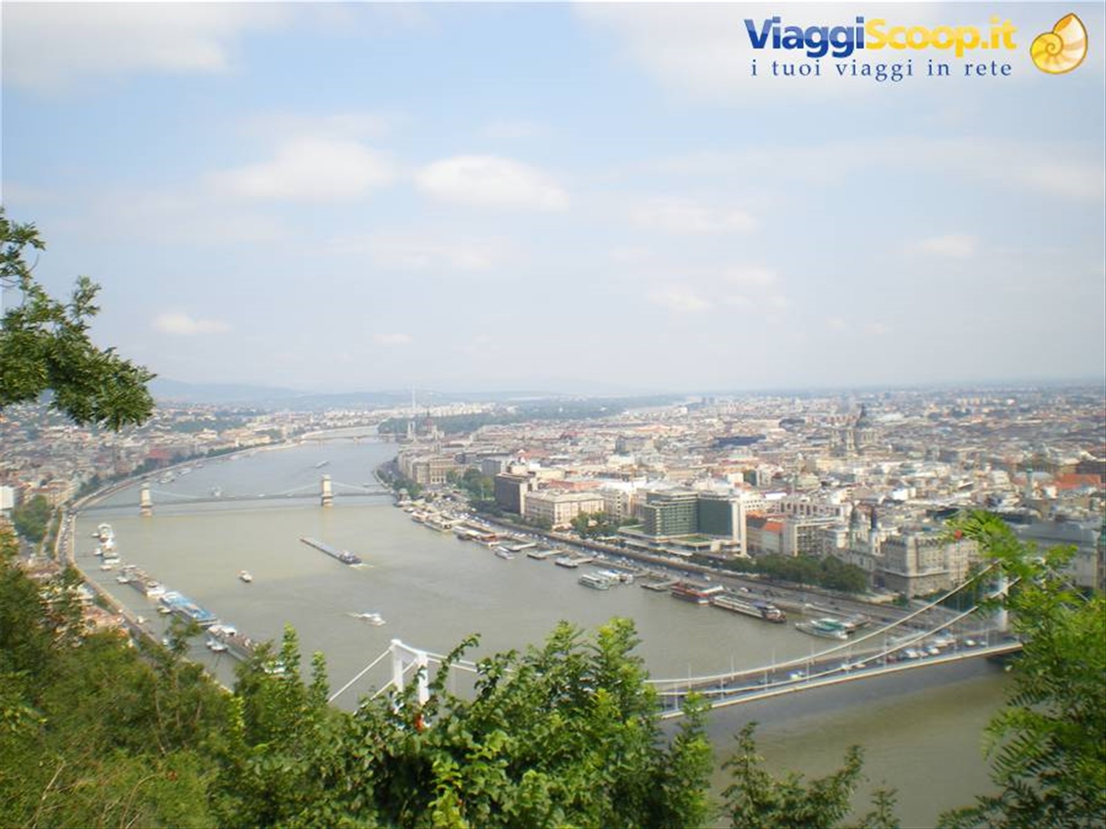 panorama dal colle Gellert