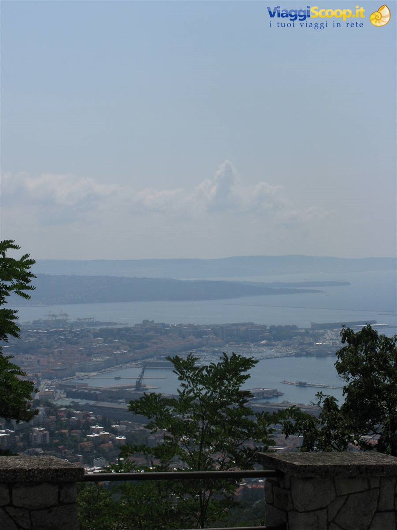 panorama su Trieste daVilla Opicina