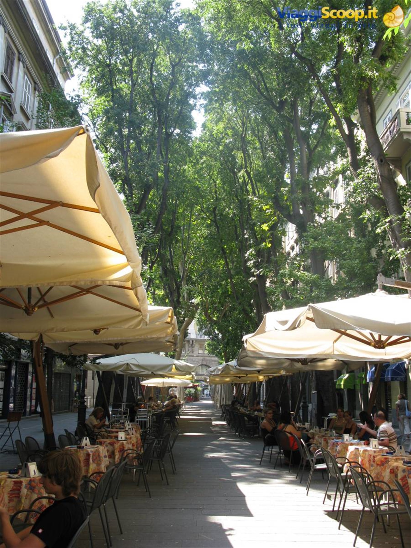la via pedonale XX Settembre