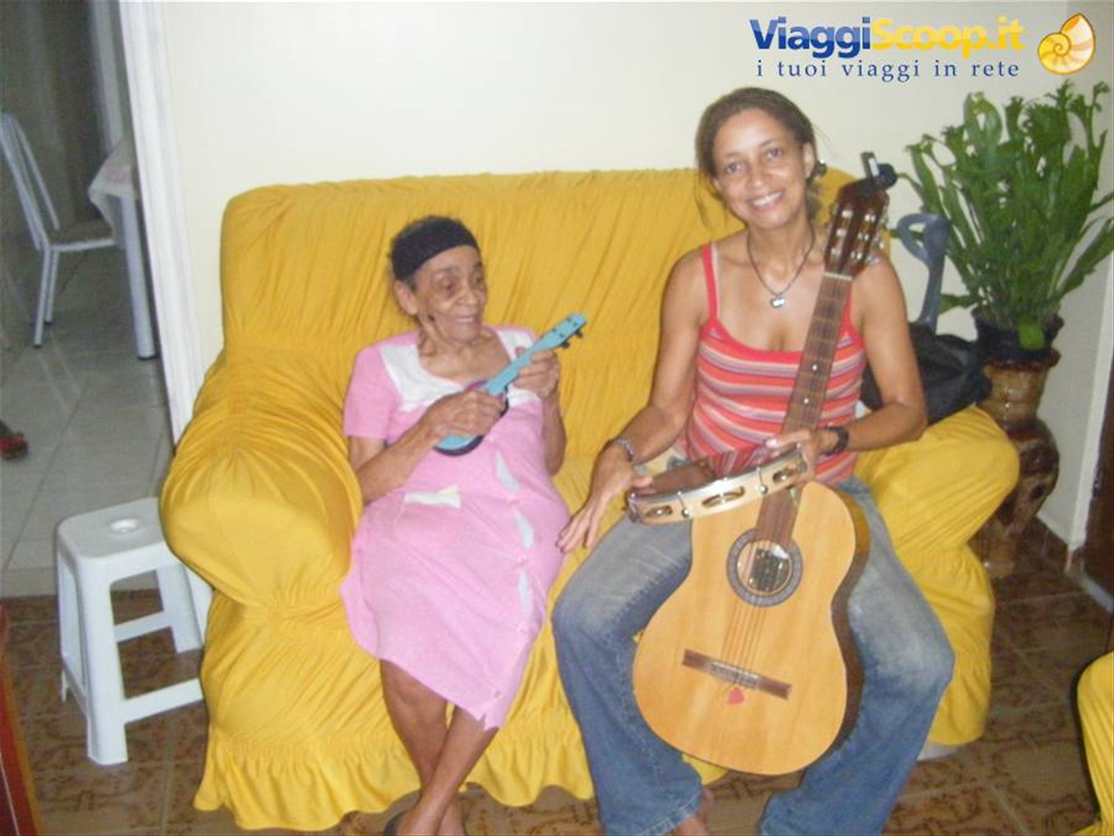Bahiana ultracentenaria al mandolino