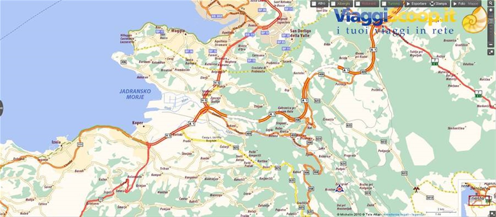 Ubicazione di Hrastovlje