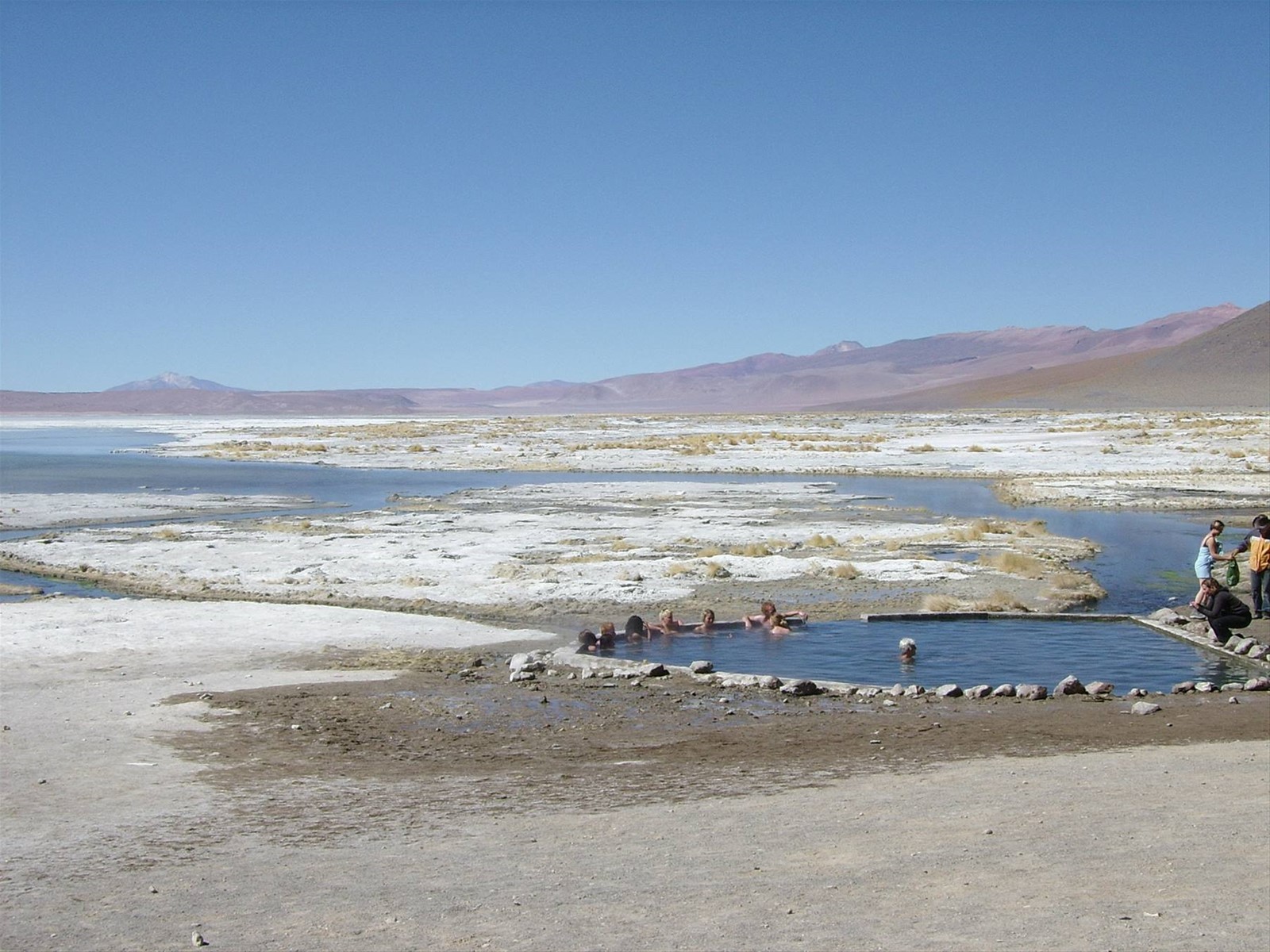 Piscina termale alla laguna Palques
