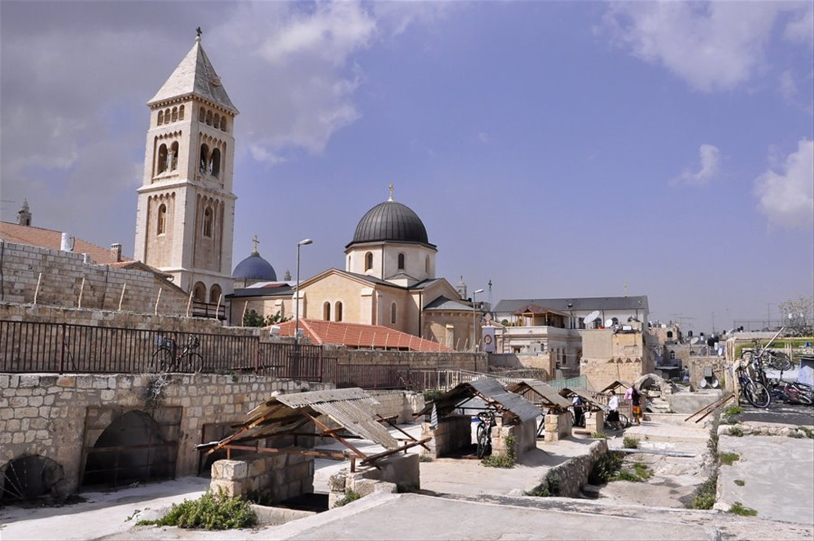 Quartiere Cristiano dai tetti di Gerusalemme