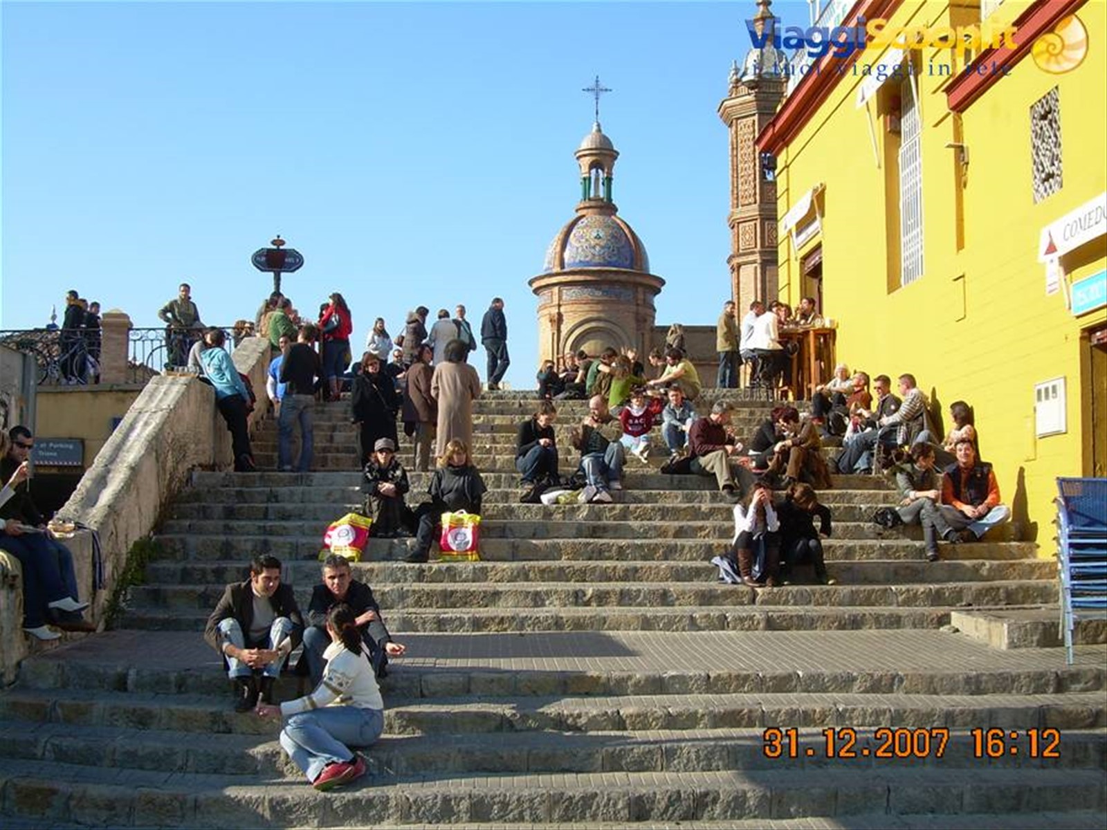 Scalinata sulla riva del Guadalquivir