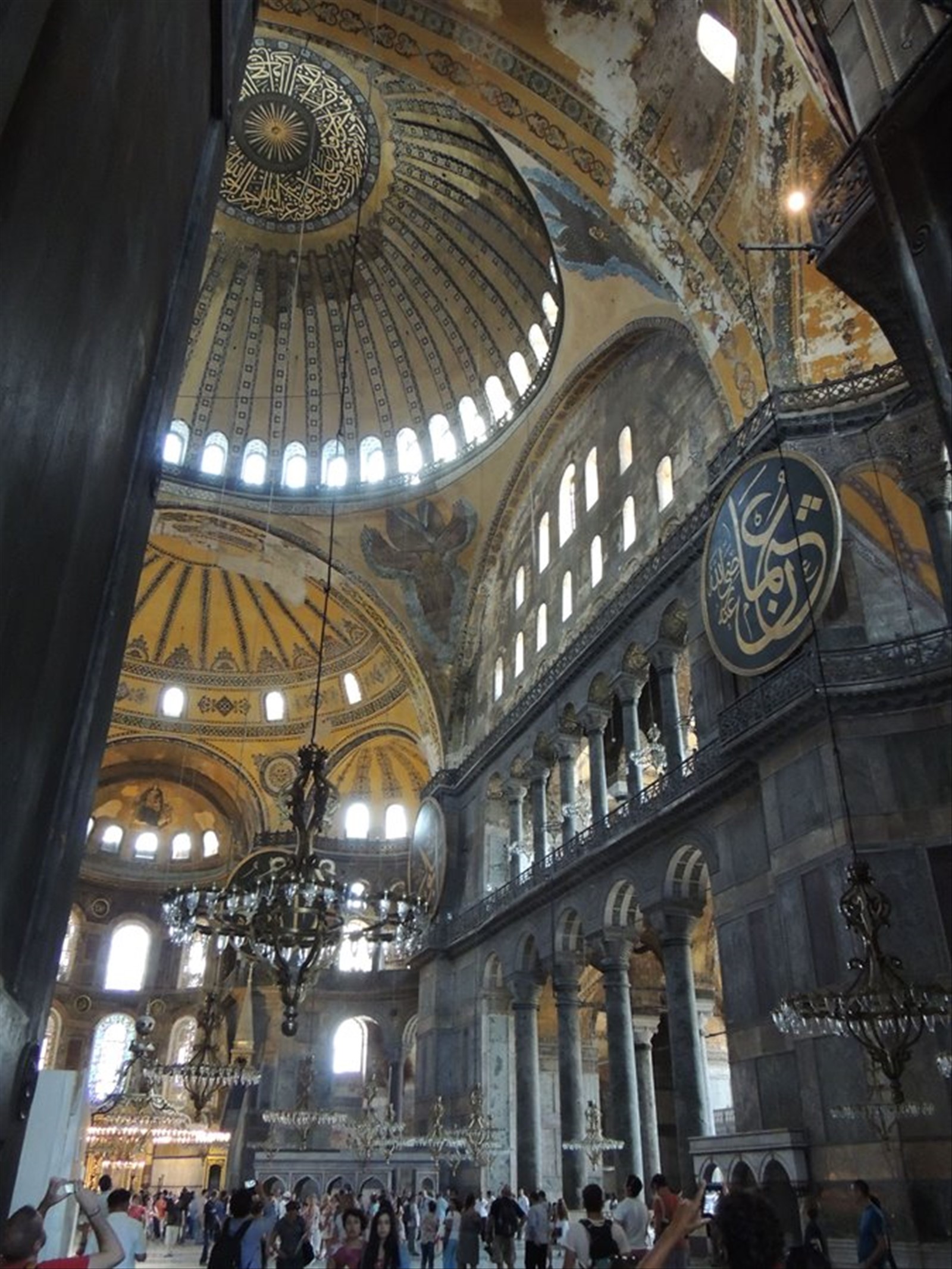Istanbul - la Basilica di Santa Sofia - interno
