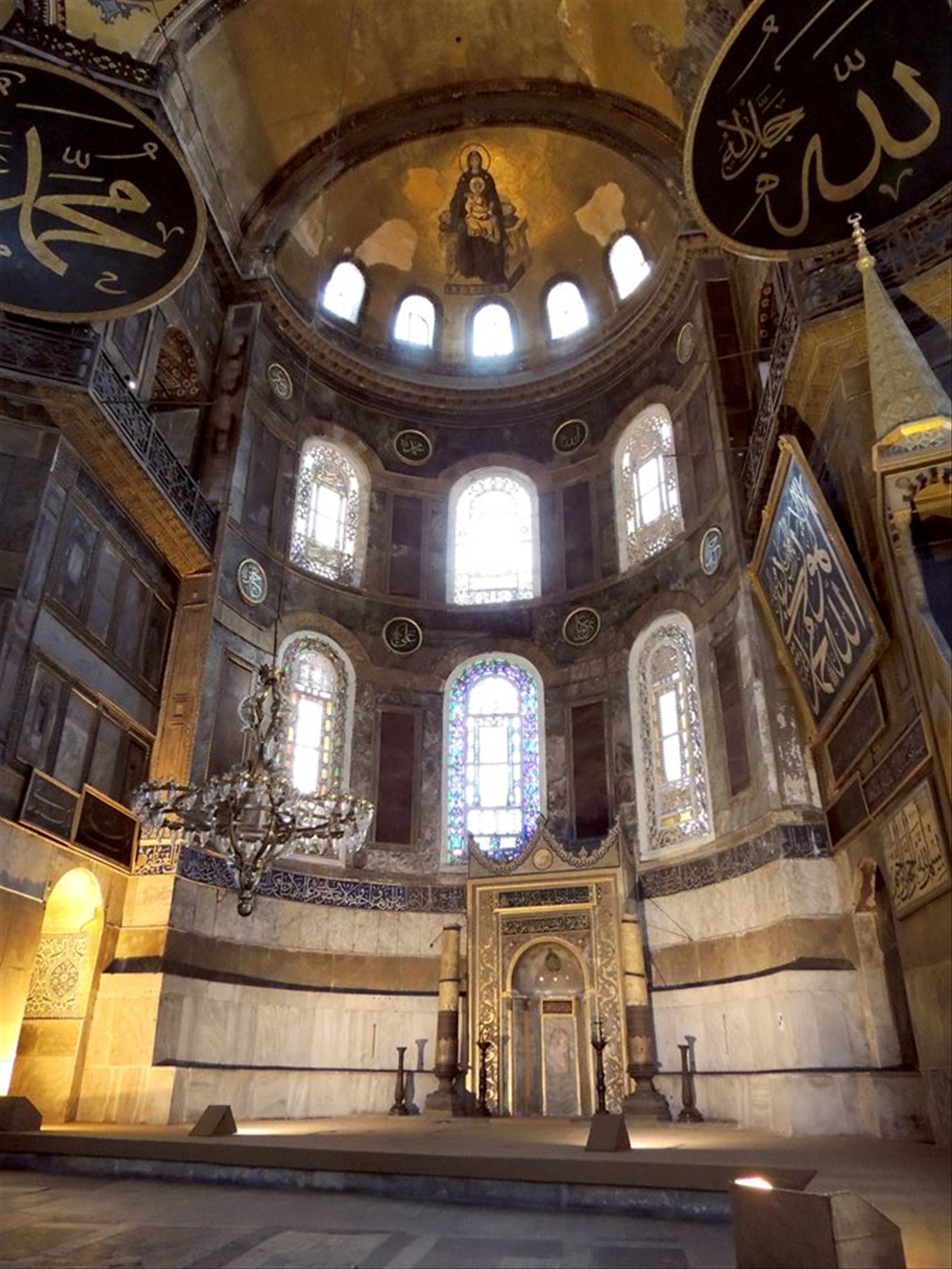 Istanbul - la Basilica di Santa Sofia - interno
