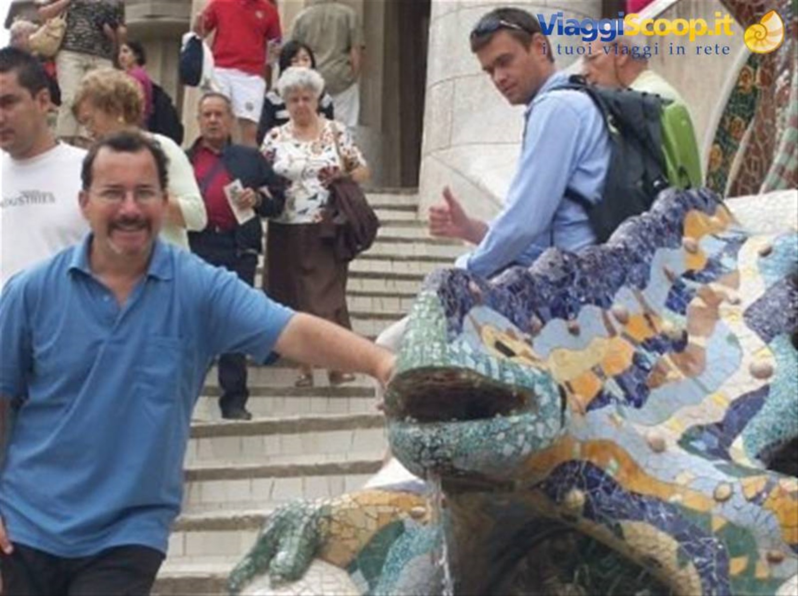 Stefano e il rettile di Park Guell
