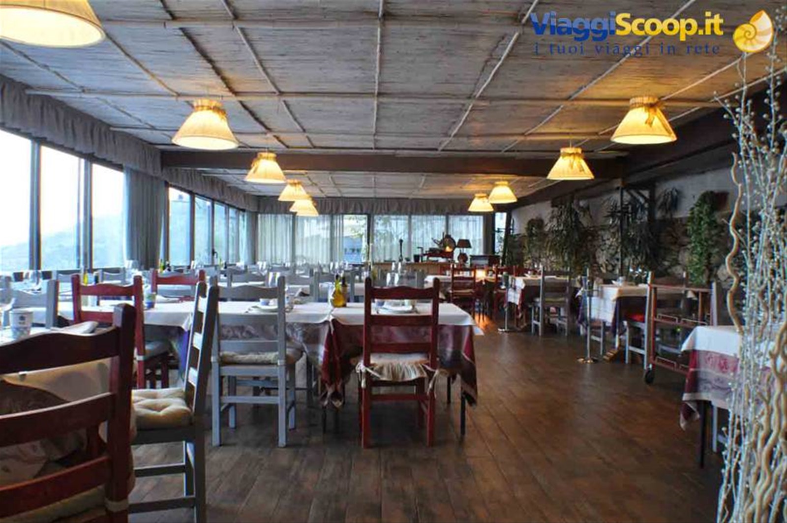 La sala del Ristorante La Vigna