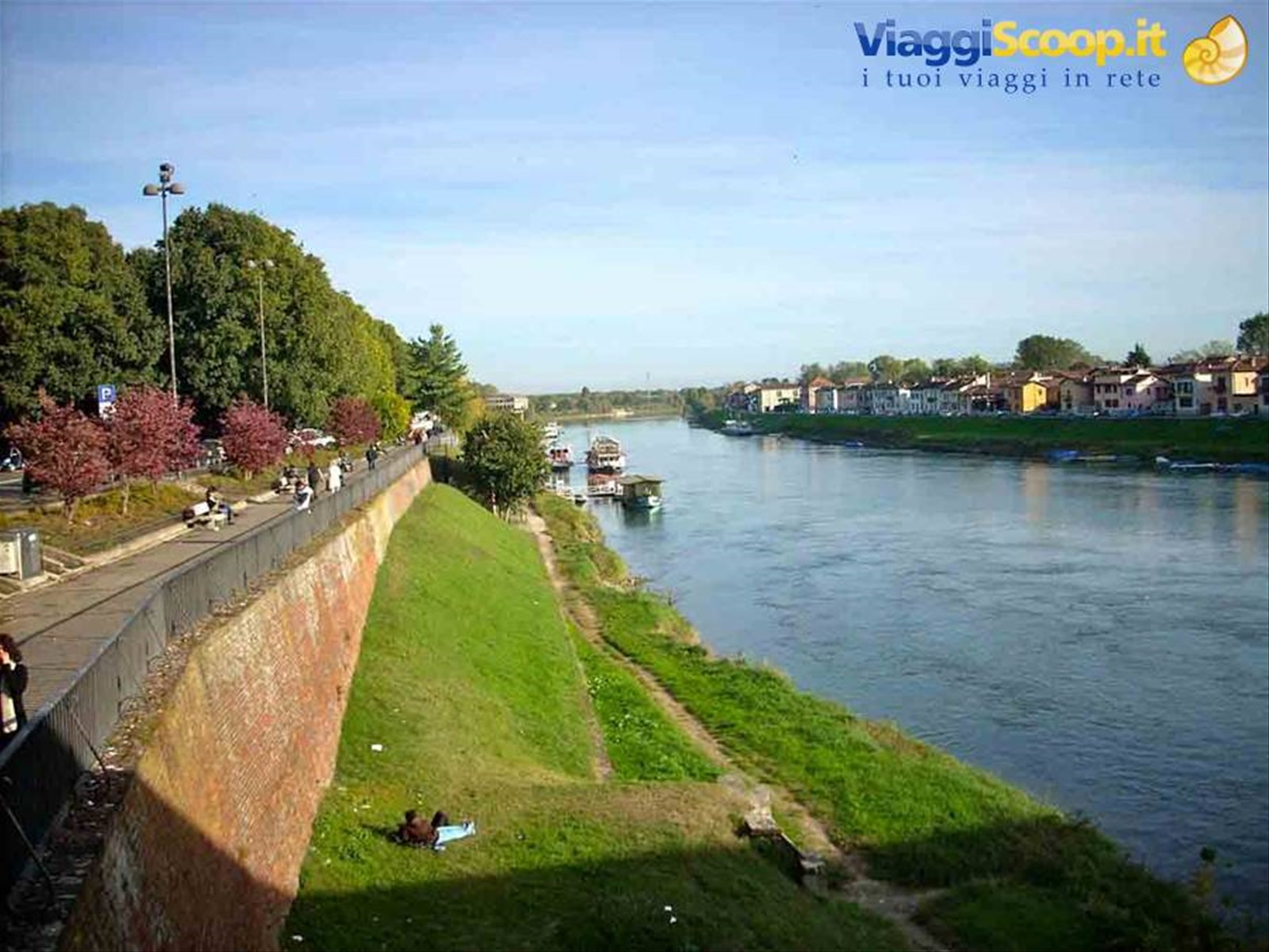 Veduta del Ticino a Pavia